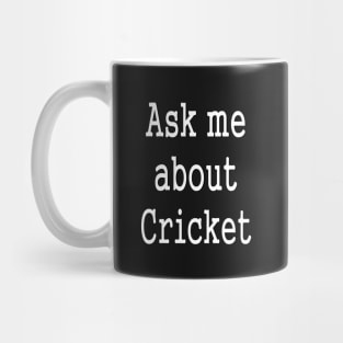 Cricket Fan Wicket Ashes Sports Mug